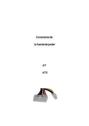 conectores de fuente de voltaje atx at