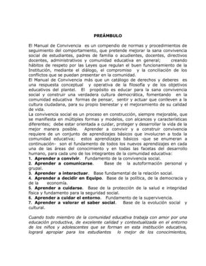 Manual de Convivencia