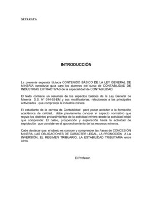 comentario de contabilidad minera