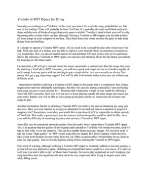 Youtube to MP3 Ripper for DJing