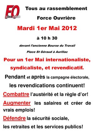 1er Mai 2012