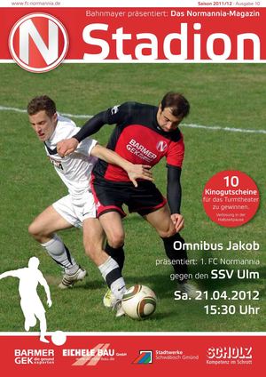 Stadionmagazin gegen SSV Ulm