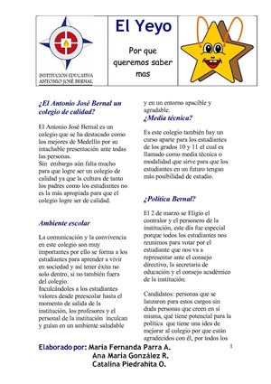 Periódico Informática ♥