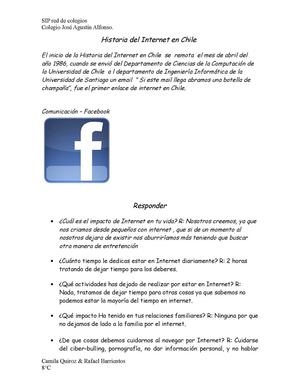 Historia del Internet en Chile 