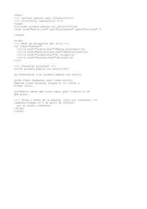 html con estilo 