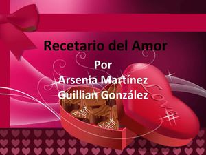 Recetario del Amor
