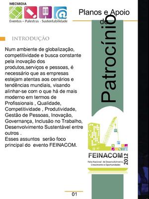 Plano de Patrocínio e Apoio