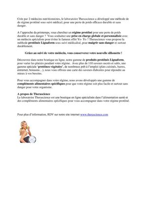 Therascience, spécialiste du régime proteiné sous suivi médical