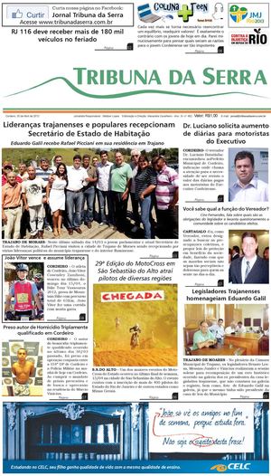 Jornal Tribuna da Serra-Edição nº 402 - Cordeiro-RJ