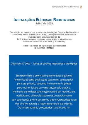 5-5 INSTALAÇÕES ELÉTRICAS RESIDENCIAIS PARTE 2