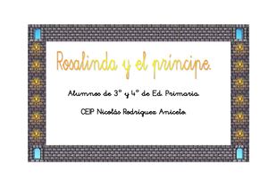 Rosalinda y el príncipe.