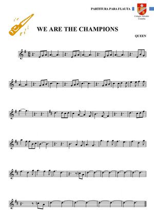 WE ARE THE CHAMPIONS (ALTO)