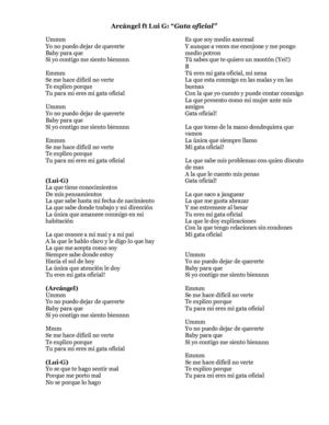 Letras:Arcangel "La Maravilla"