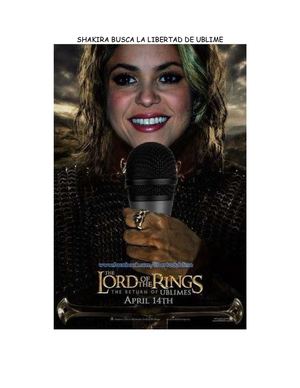 Shakira Busca La Libertad De Ublime