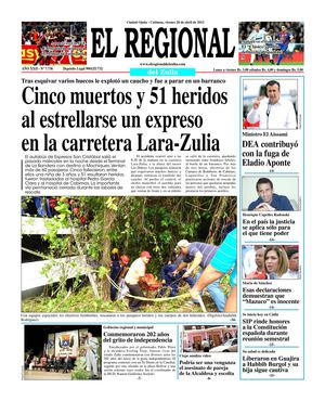 El Regional del Zulia 20-04-2012