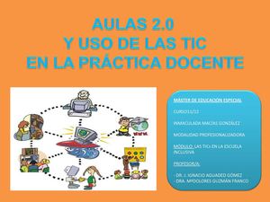 AULAS 2.0 Y USO DE LAS TIC EN LA PRÁCTICA DOCENTE