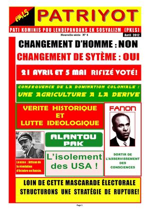 Patriyòt n° 4, journal du PKLS