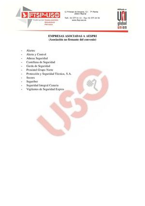 Empresas asociadas a Aespri