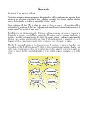 ¿Que es Humor Gráfico?