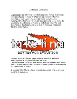 Historia de La Taketina