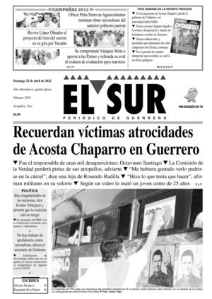 El Sur 22 de abril de 2012