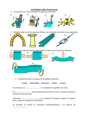 Actividades sobre estructuras