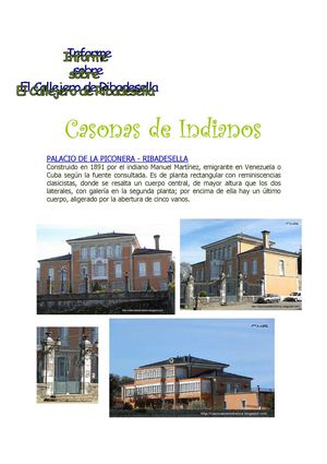 Casas de Ribadesella. Una historia