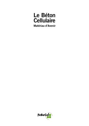 le béton cellulaire