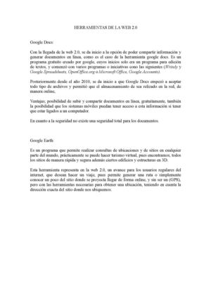 Herramientas de la web 2.0 y Recursos de web 3.0