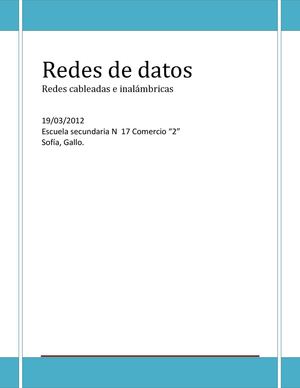 Redes de datos