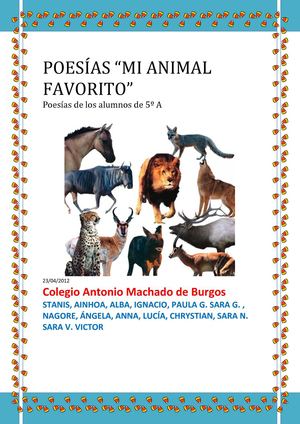POESIAS "MI MASCOTA FAVORITA"