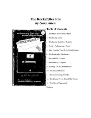 The Rockefeller Files - By Gary Allen