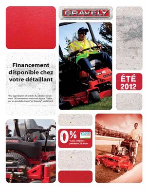 Dépliant Gravely 2012