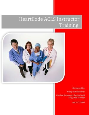 ACLS Instructor Training Guide