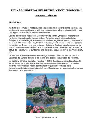 Destinos turísticos: Mallorca y Madeira