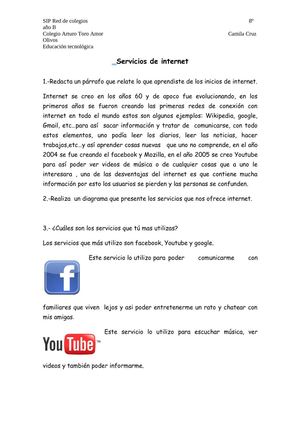 Servicios de internet