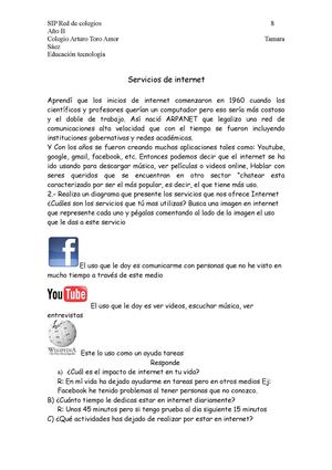 Servicios de internet 