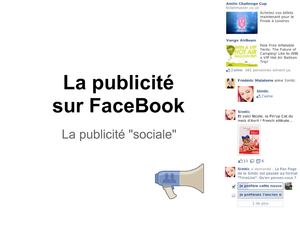 La publicité sur Facebook