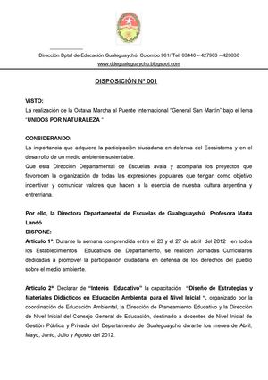 Marcha al Puente Internacional “General San Martín” bajo el lema “UNIDOS POR NATURALEZA “