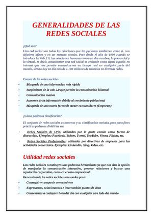 LAS REDES SOCIALES