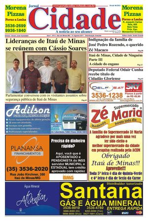 Jornal Cidade de Itaú de Minas - Edição nº 08 de 30/08/2011