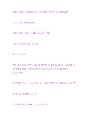 SEGUNDA GUERRA MUNDIAL