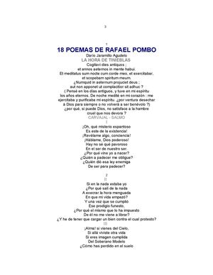 poemas de Rafael Pombo.