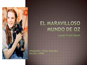 El Maravilloso Mundo De Oz