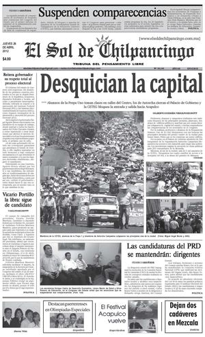 El Sol de Chilpancingo - 26 Abril 2012