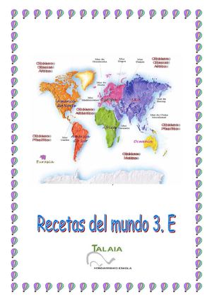 RECETAS DEL MUNDO 3. E