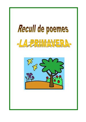 Poemes primavera 4t