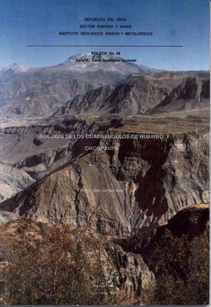 Geología - Cuadrangulo de Huambo (32r) y Orcopampa (31r),1993