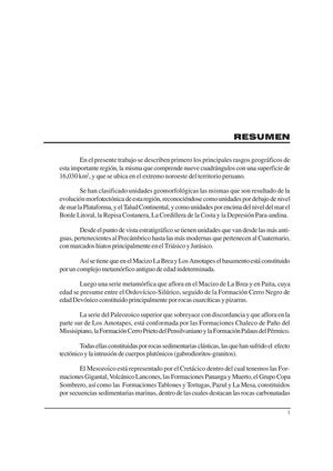 Geología - Cuadrangulo de Paita (11a), Piura (11b), Talara (10a), Sullana (10b), Lobitos (9a), Quebrada Seca (9b), Zorritos (8b), Tumbes (8c