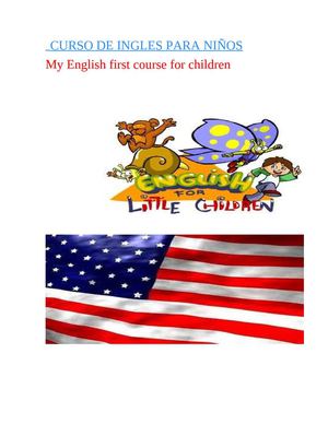 my english first course for children